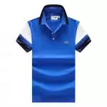 t-shirt lacoste homme new should line blue